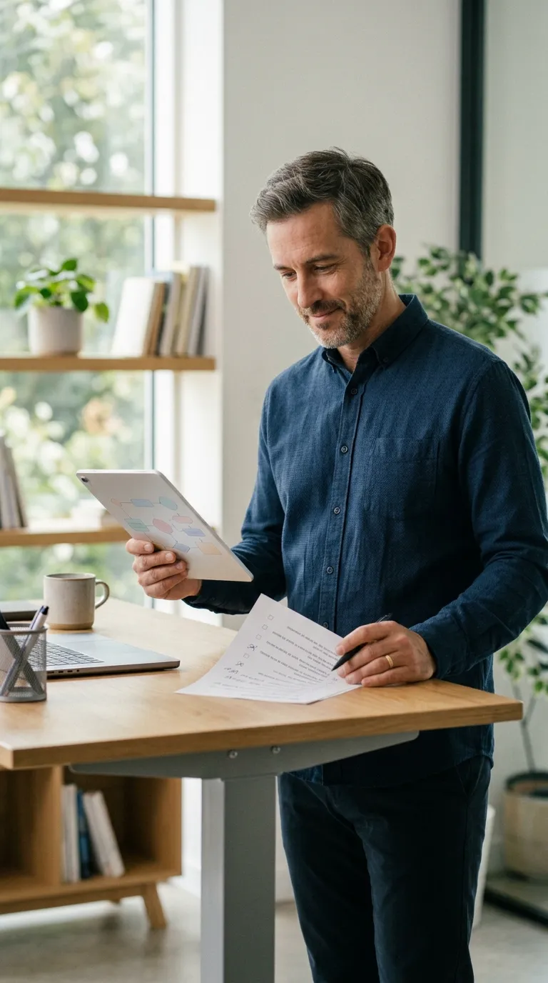 Noticing the Pace Has Changed Instructional designer reviews streamlined tasks, reflecting how AI agents support course teams