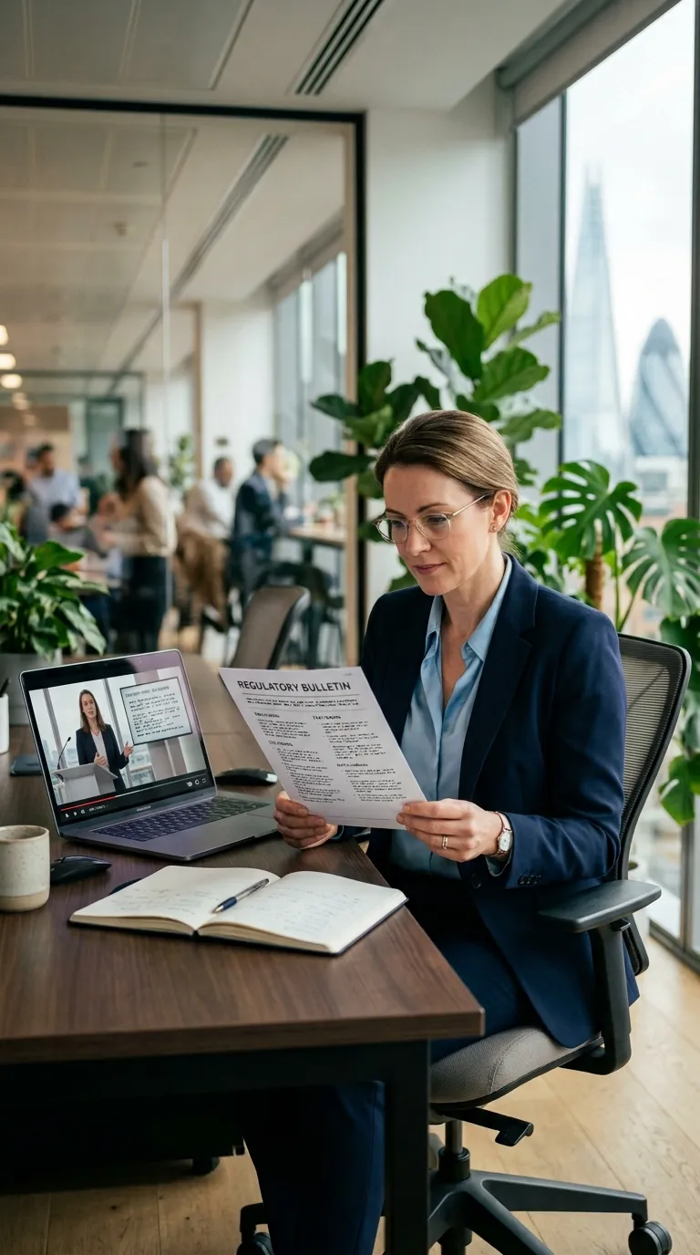 Compliance Manager Reviewing Mandatory Training Refresh Cycles compliance training refresh frequency
